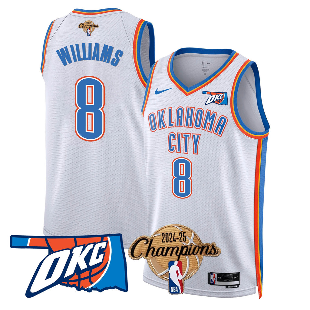 OKC 2024-25 Champions Jersey - Stitched