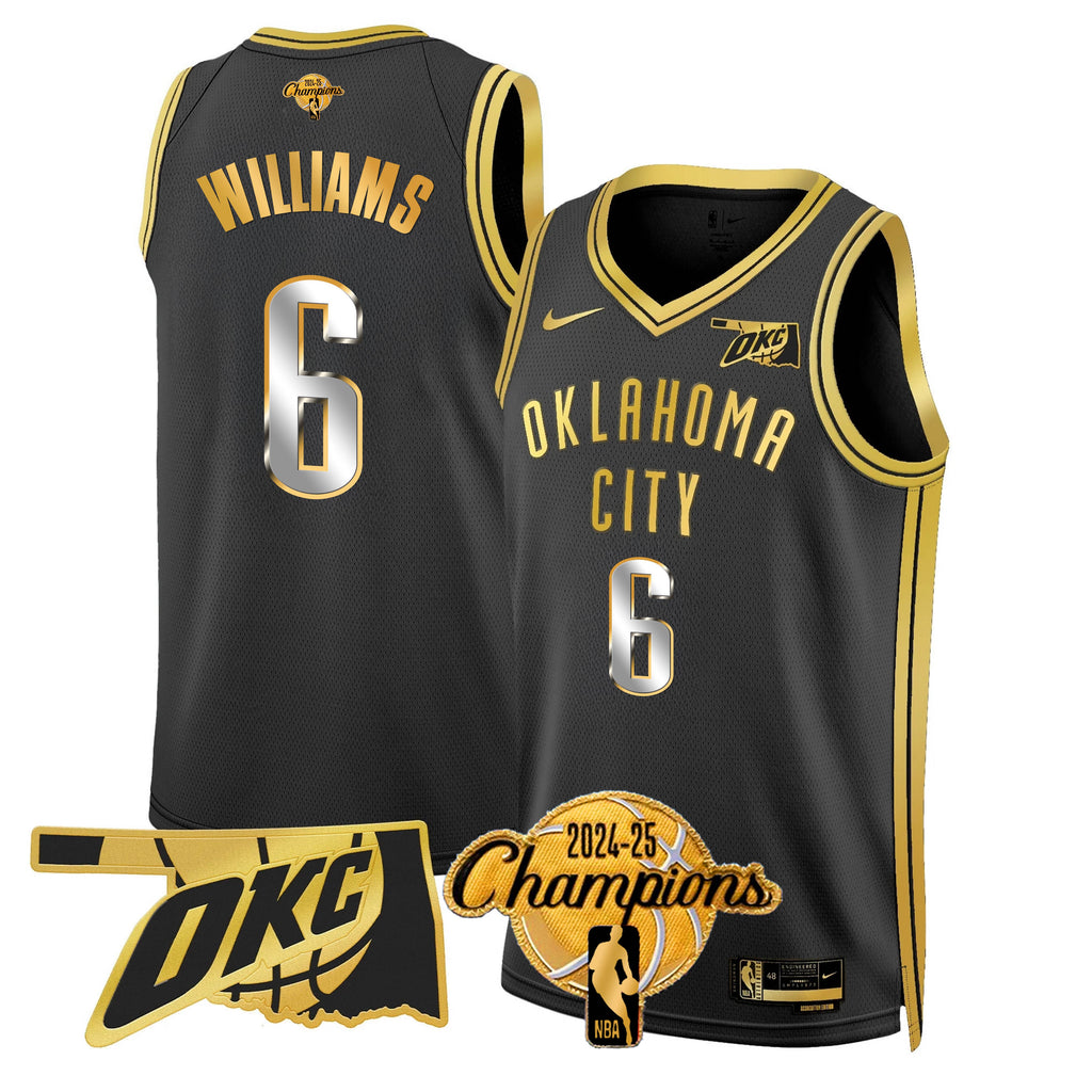 OKC 2024-25 Champions Jersey - Stitched