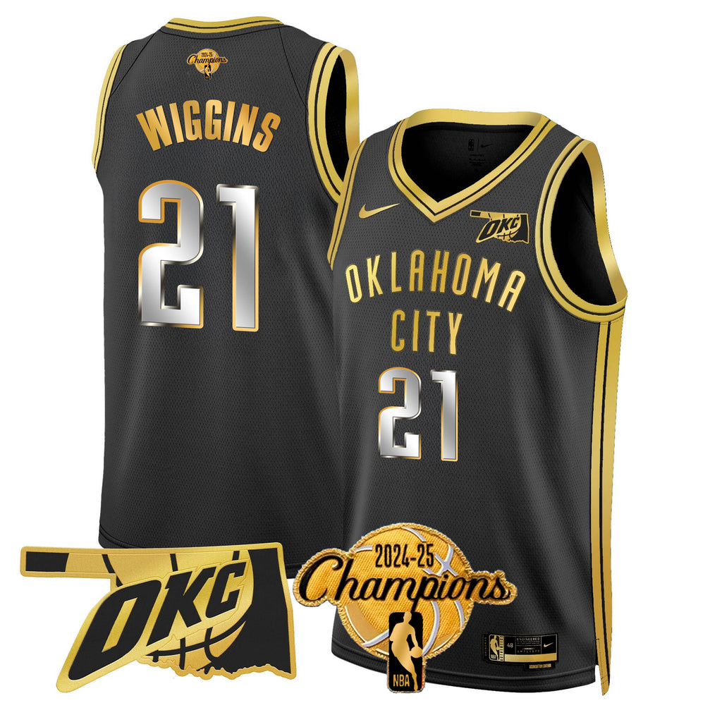 OKC 2024-25 Champions Jersey - Stitched