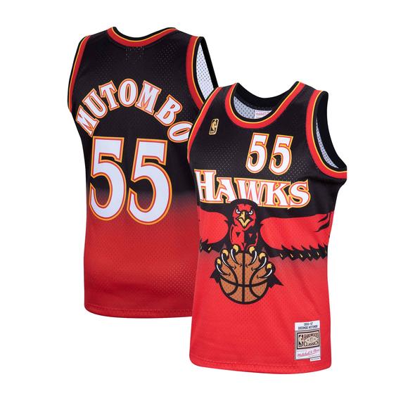 Atlanta Hawks Dikembe Mutombo Red 1996-97 Hardwood Classics Swingman Jersey