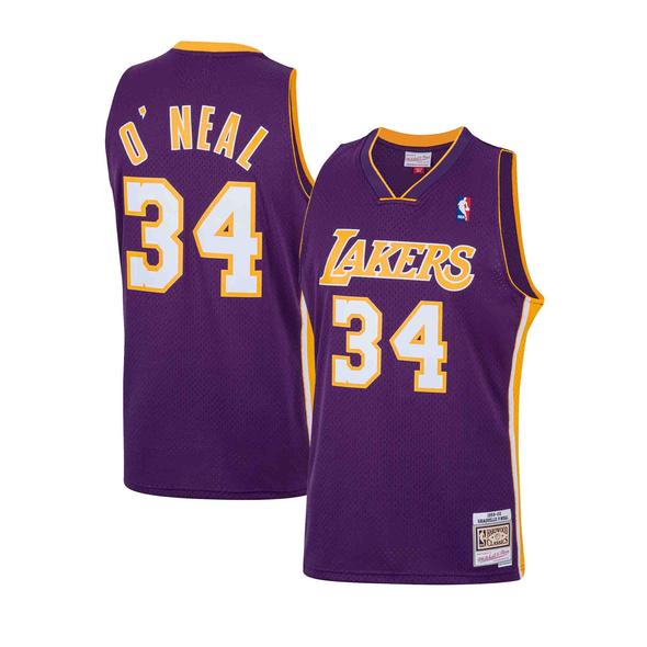 Los Angeles Lakers Shaquille O'Neal Purple 1999-00 Hardwood Classics Swingman Jersey