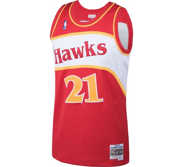 Atlanta Hawks Dominique Wilkins Red 1986-87 Hardwood Classics Swingman Jersey