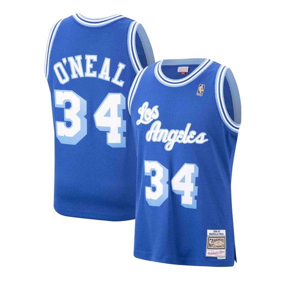 Los Angeles Lakers Shaquille O'Neal Royal 1996-97 Hardwood Classics Swingman Jersey