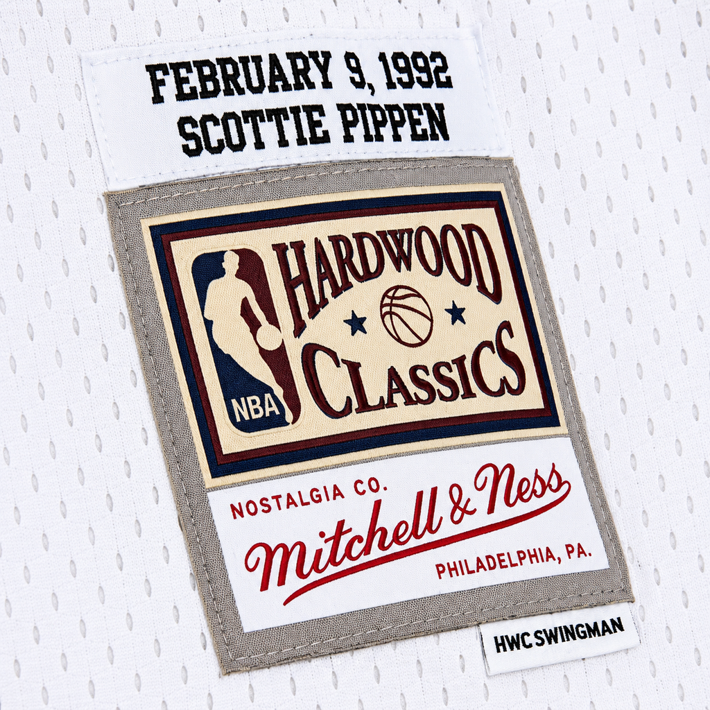 Men's Scottie Pippen Eastern Conference All-Star Chicago Bulls Mitchell & Ness Hardwood Classics White 1992 Swingman Jersey