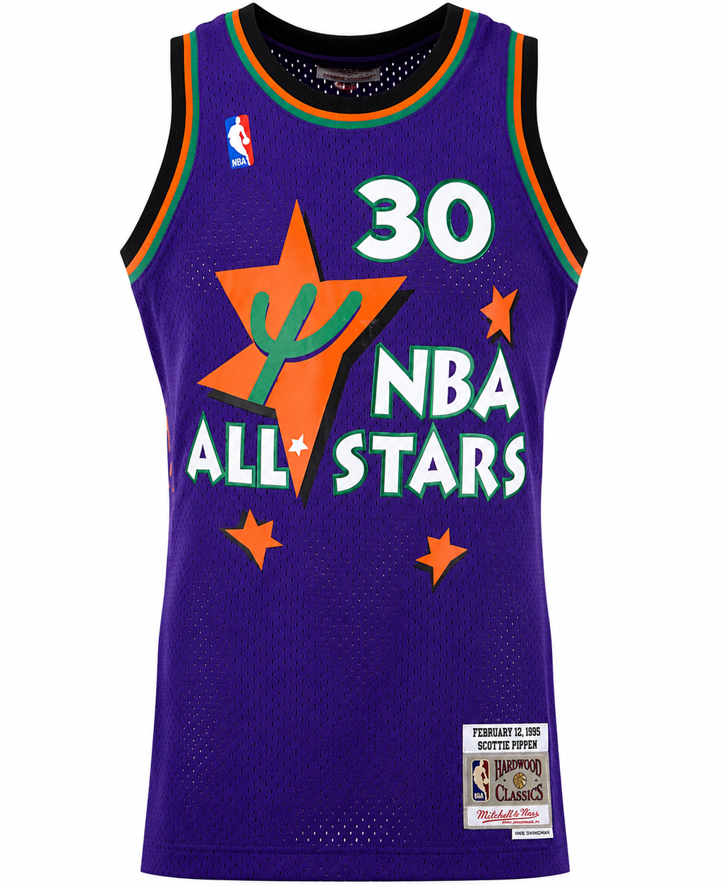 Men's Scottie Pippen Eastern Conference Mitchell & Ness 1995 All-Star Hardwood Classics Swingman Jersey - Purple