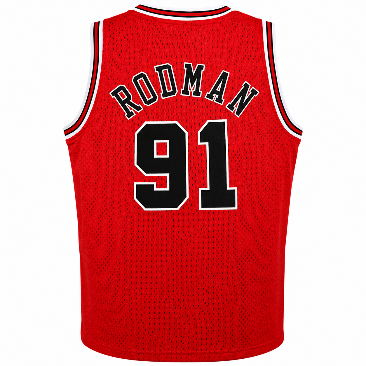 Youth Chicago Bulls Dennis Rodman Mitchell & Ness Red 1995-96 Hardwood Classics Swingman Jersey