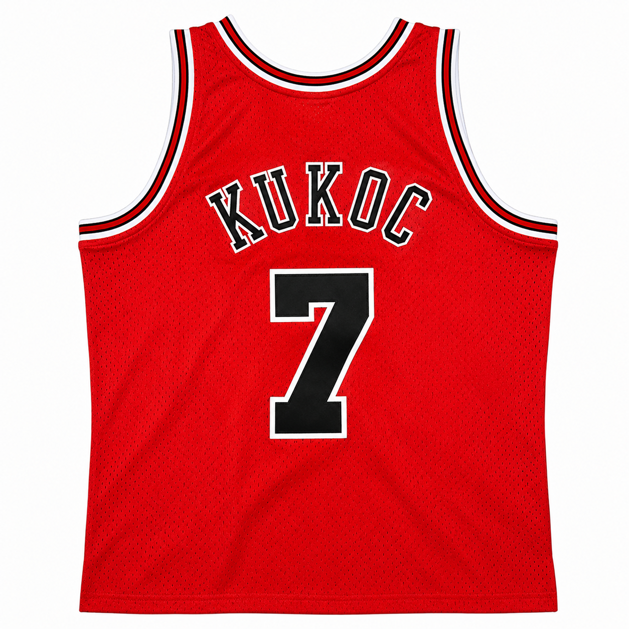 Mens Chicago Bulls Toni Kukoc Mitchell & Ness Red 1997-98 Hardwood Classics Swingman Jersey