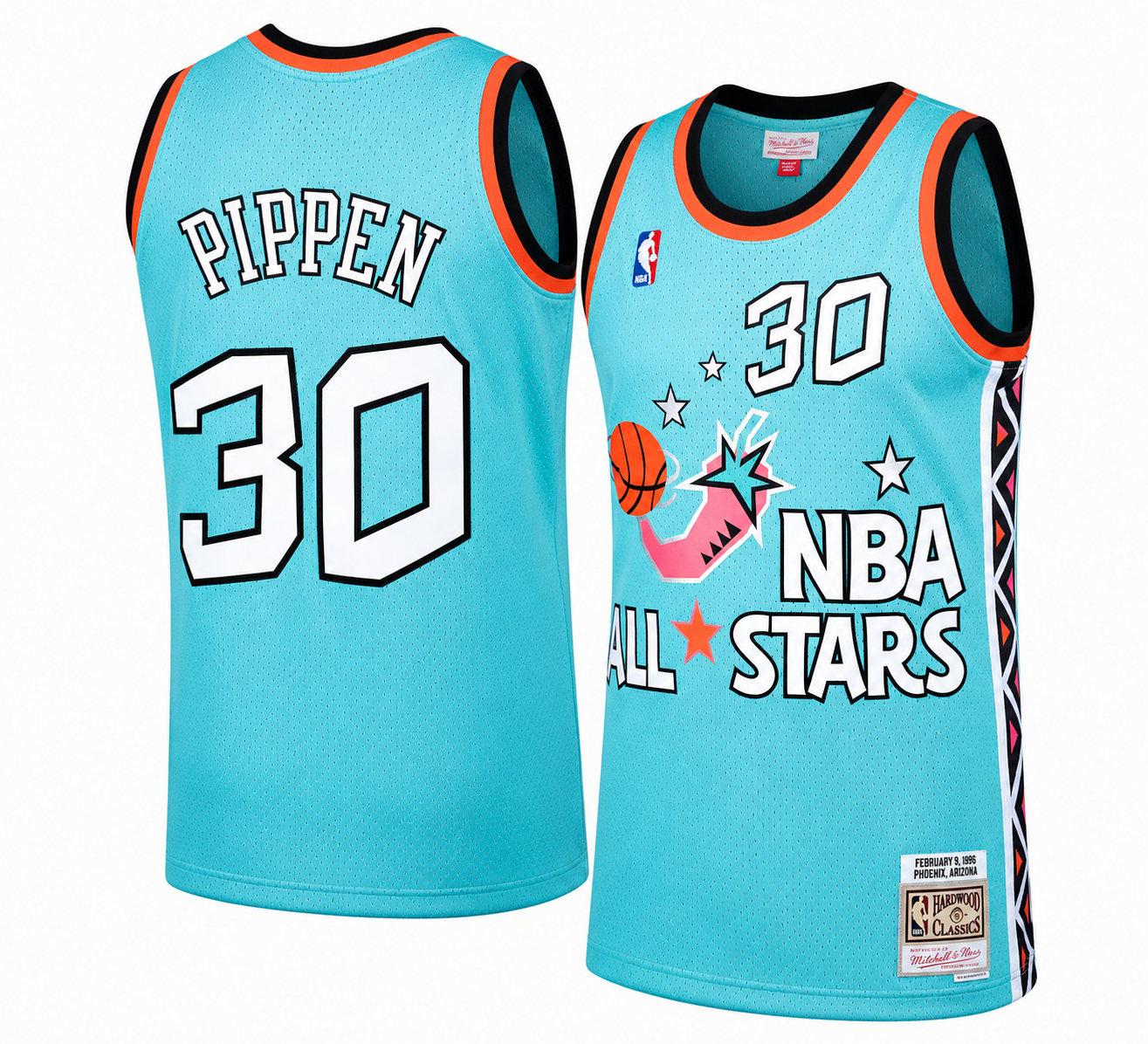 Men's Scottie Pippen Eastern Conference Mitchell & Ness 1996 All-Star Hardwood Classics Swingman Jersey - Teal