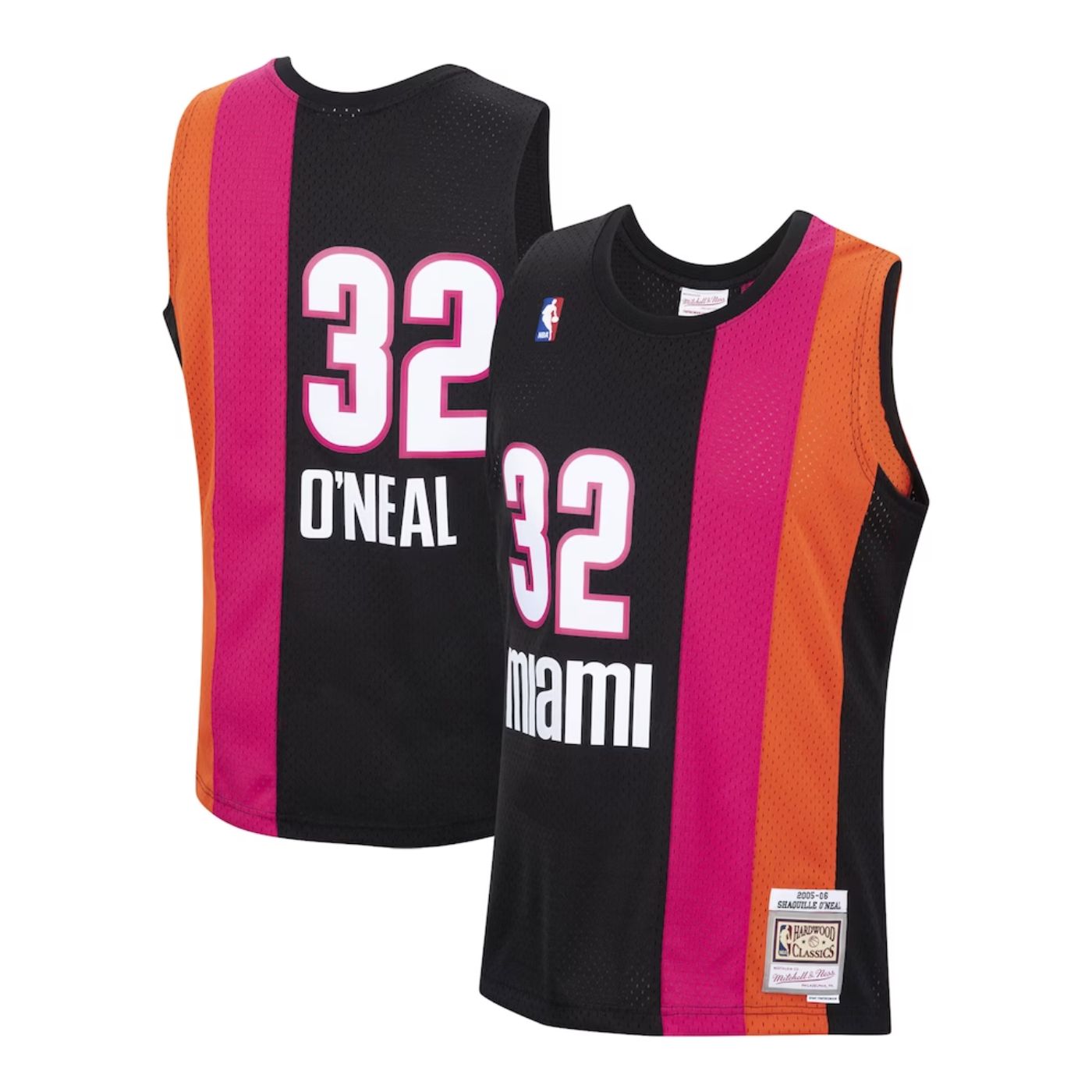 Miami Heat Shaquille O'Neal 2005-06 Mitchell & Ness Black Basketball Jersey