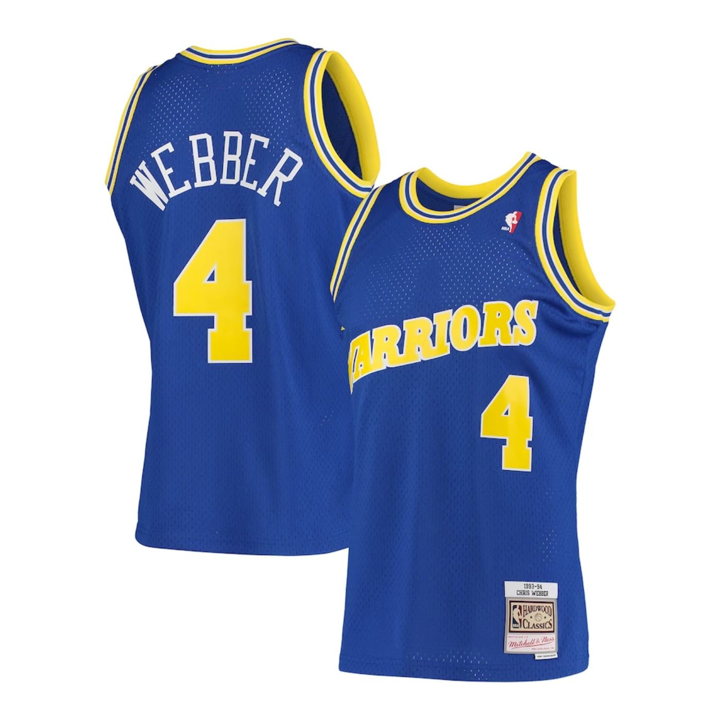 Golden State Warriors Chris Webber 1993-94 Mitchell & Ness Blue Basketball Jersey