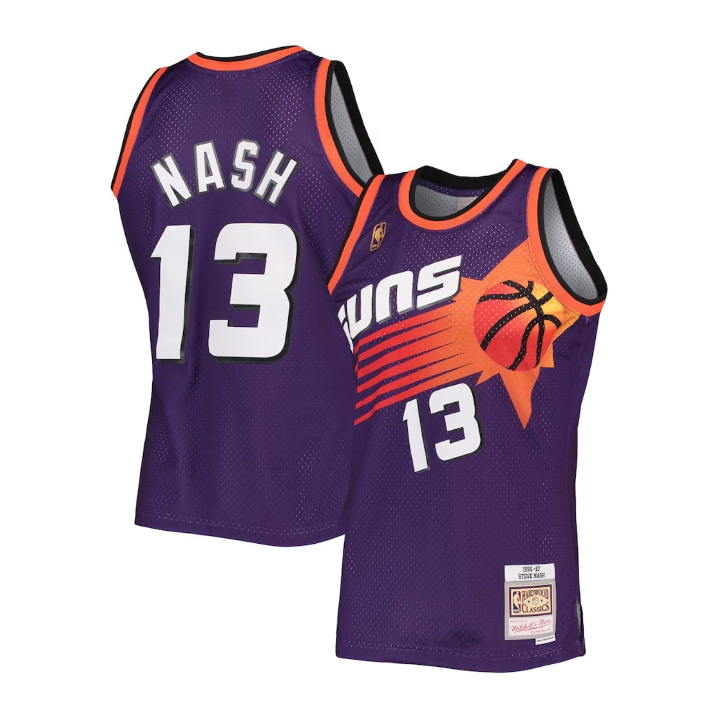 Phoenix Suns Steve Nash Purple 1996-97 Hardwood Classics Swingman Jersey