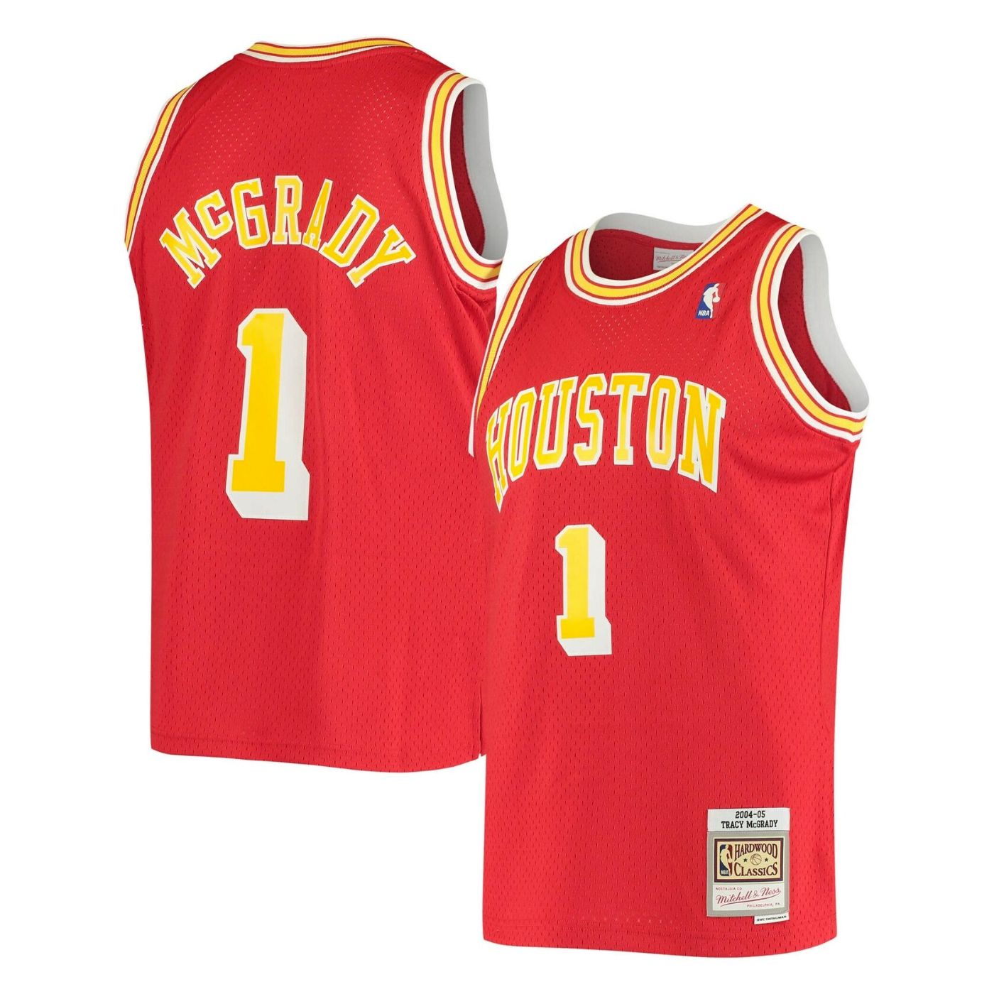 Houston Rockets Tracy McGrady 2004-05 Mitchell & Ness Red Basketball Jersey