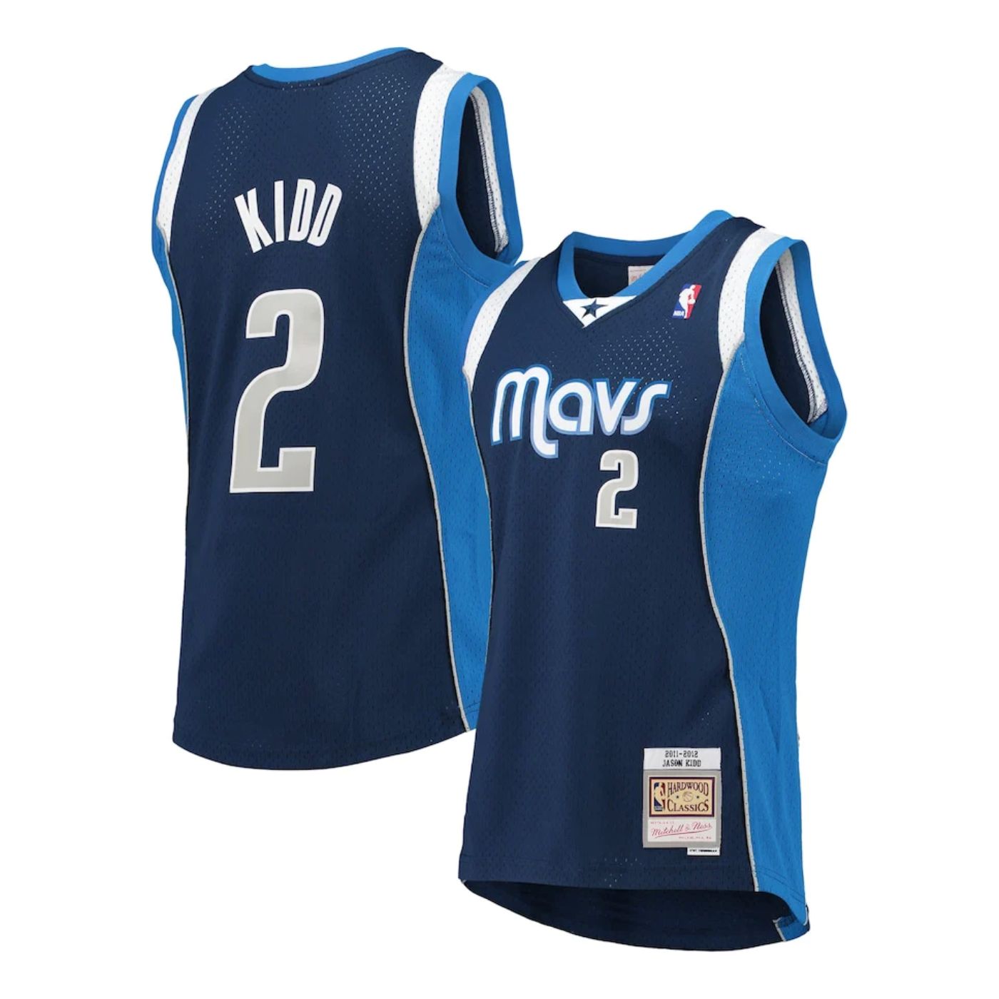 Dallas Mavericks Jason Kidd Navy 2011-12 Hardwood Classics Swingman Jersey
