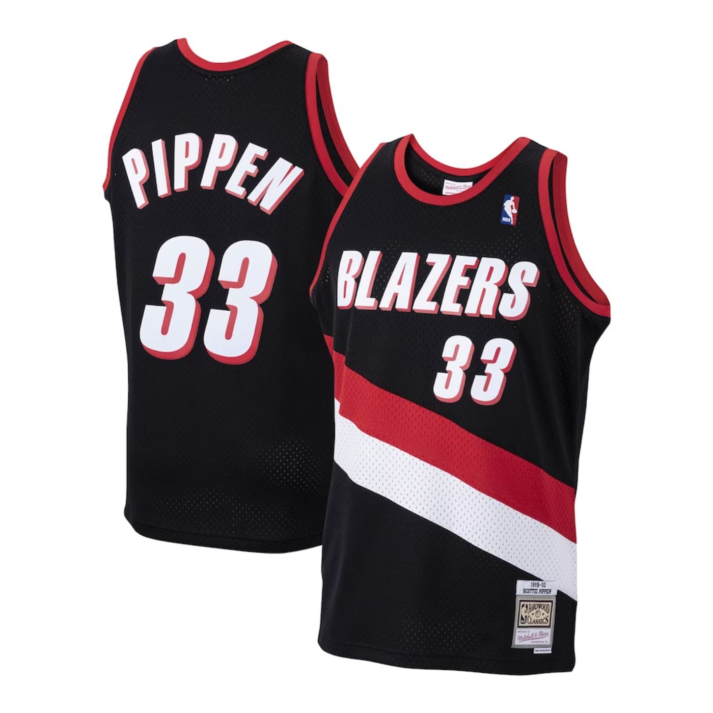 Portland Trail Blazers Scottie Pippen 1999-00 Mitchell & Ness Black Basketball Jersey