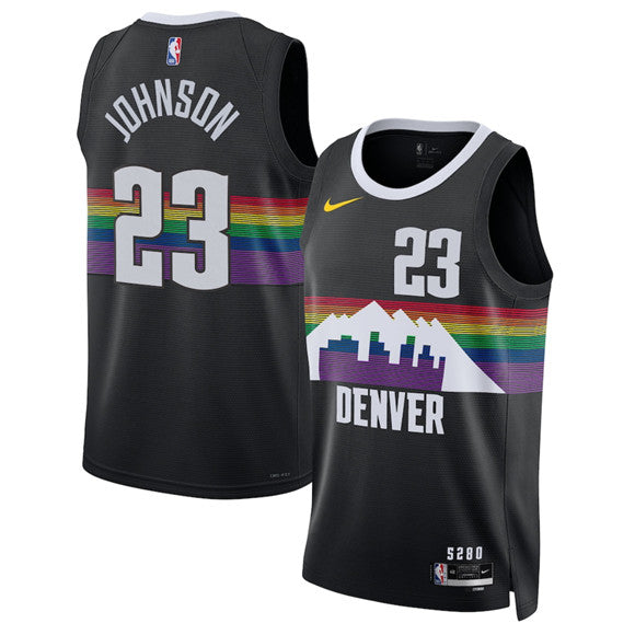 Cameron Johnson Denver Nuggets Unisex 2025/26 Jersey - Black - City Edition