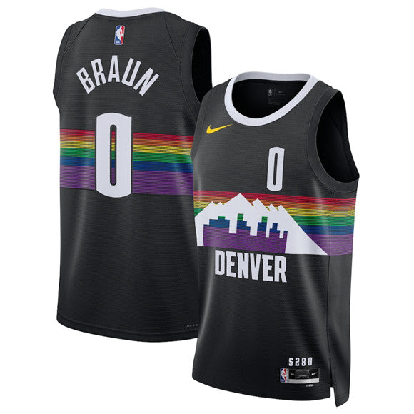 Christian Braun Denver Nuggets Unisex 2025/26 Jersey - Black - City Edition