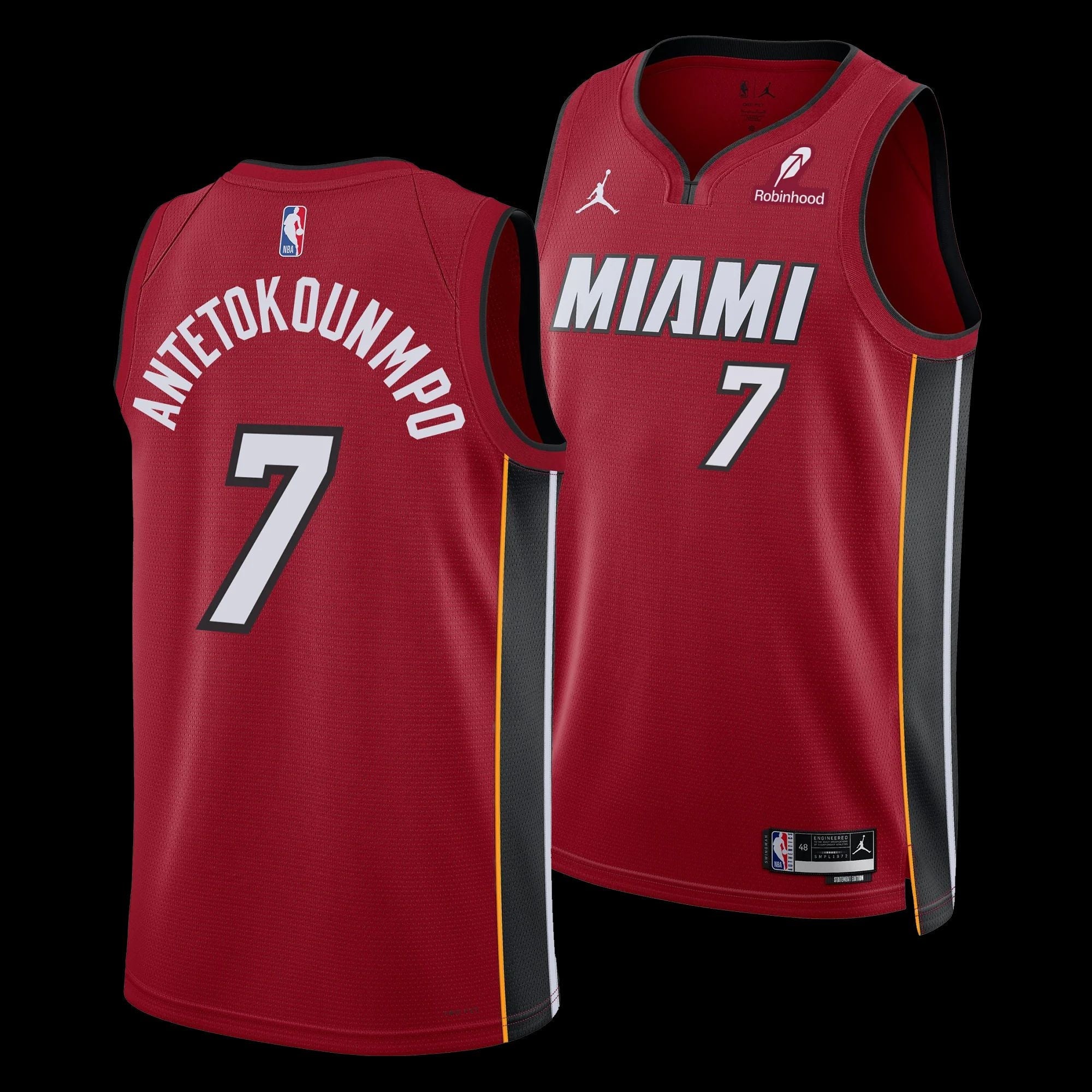 Giannis Antetokounmpo Miami Heat Jersey - Red