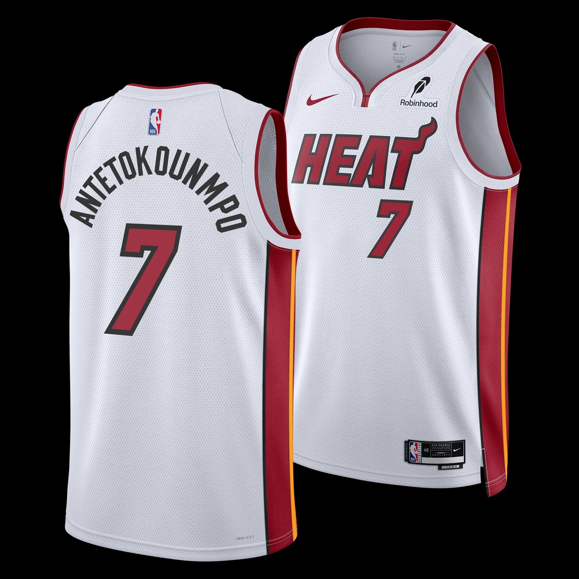Giannis Antetokounmpo Miami Heat Jersey - White