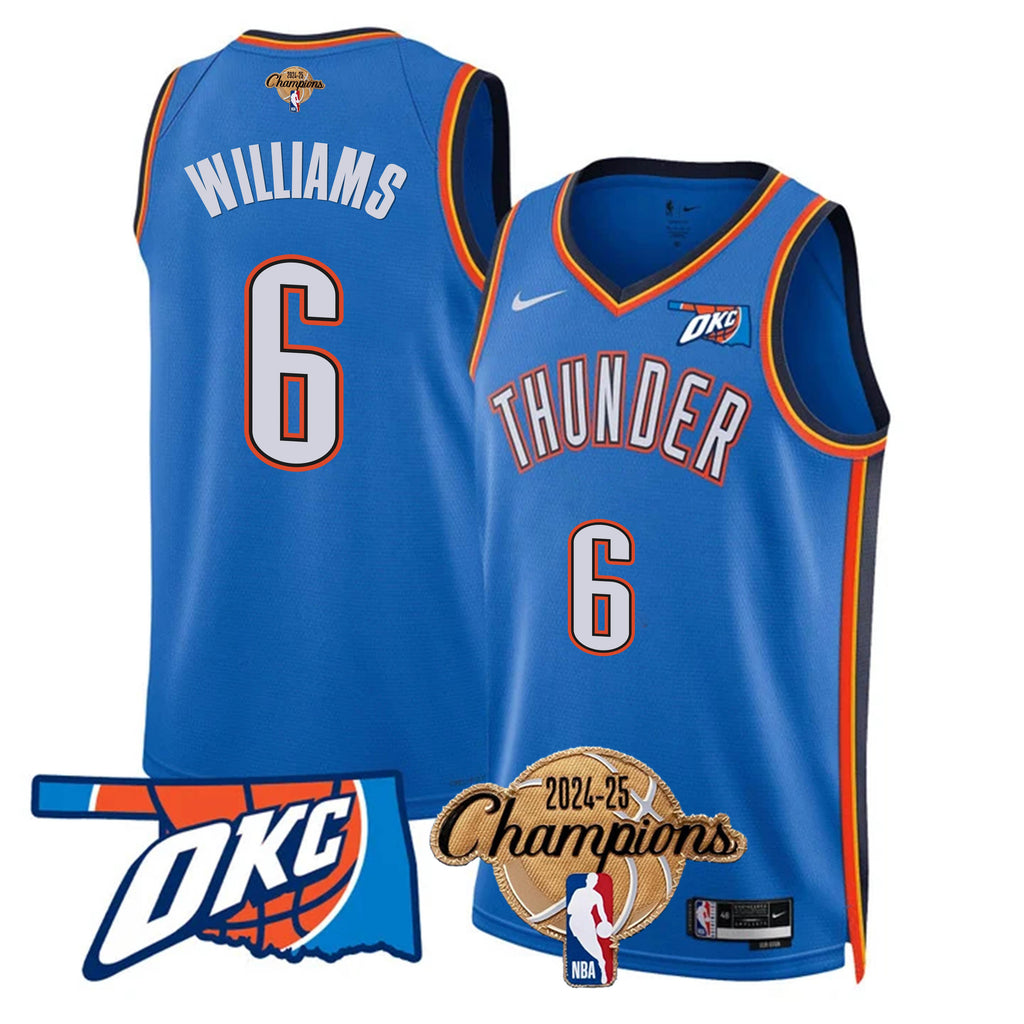 OKC 2024-25 Champions Jersey - Stitched