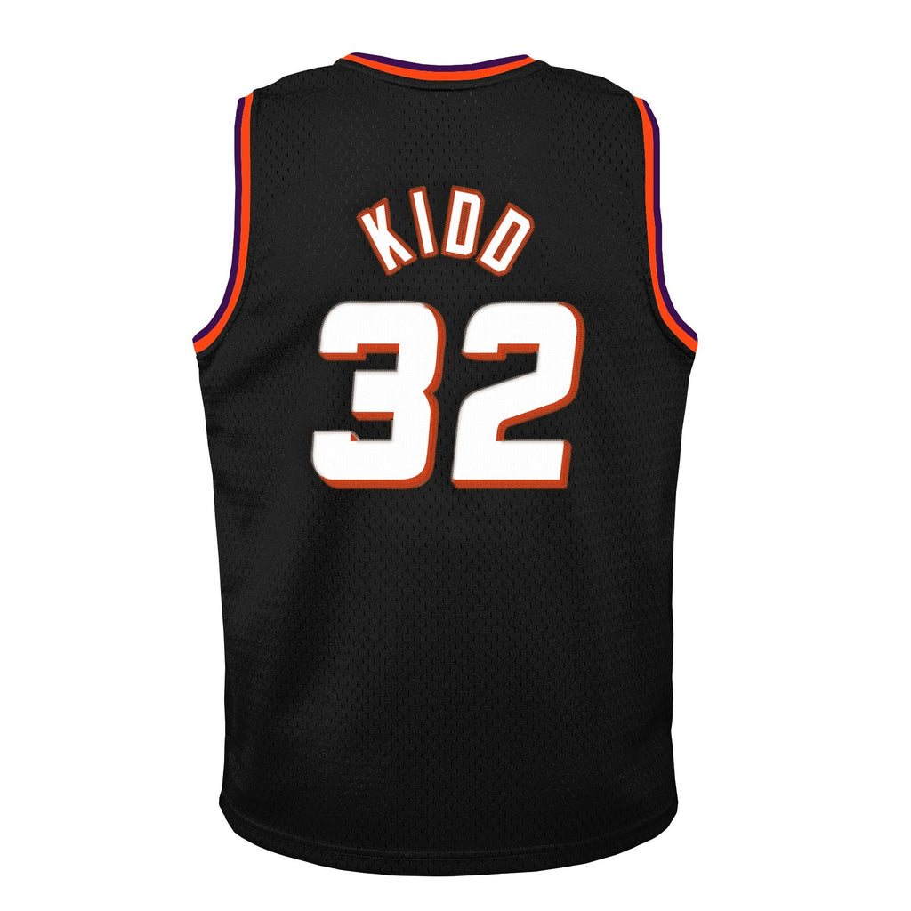 Youth Phoenix Suns Jason Kidd Mitchell & Ness Black 1996-97 Hardwood Classics Swingman Jersey