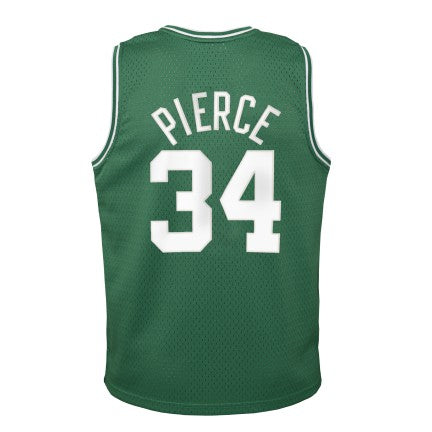 Youth Boston Celtics Paul Pierce Mitchell & Ness Kelly Green 2007-08 Hardwood Classics Swingman Jersey