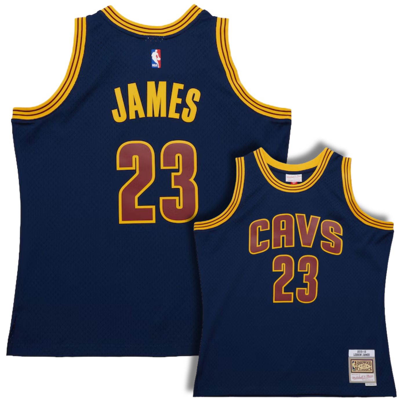 Cleveland Cavaliers LeBron James Blue 2015-16 Hardwood Classics Swingman Jersey