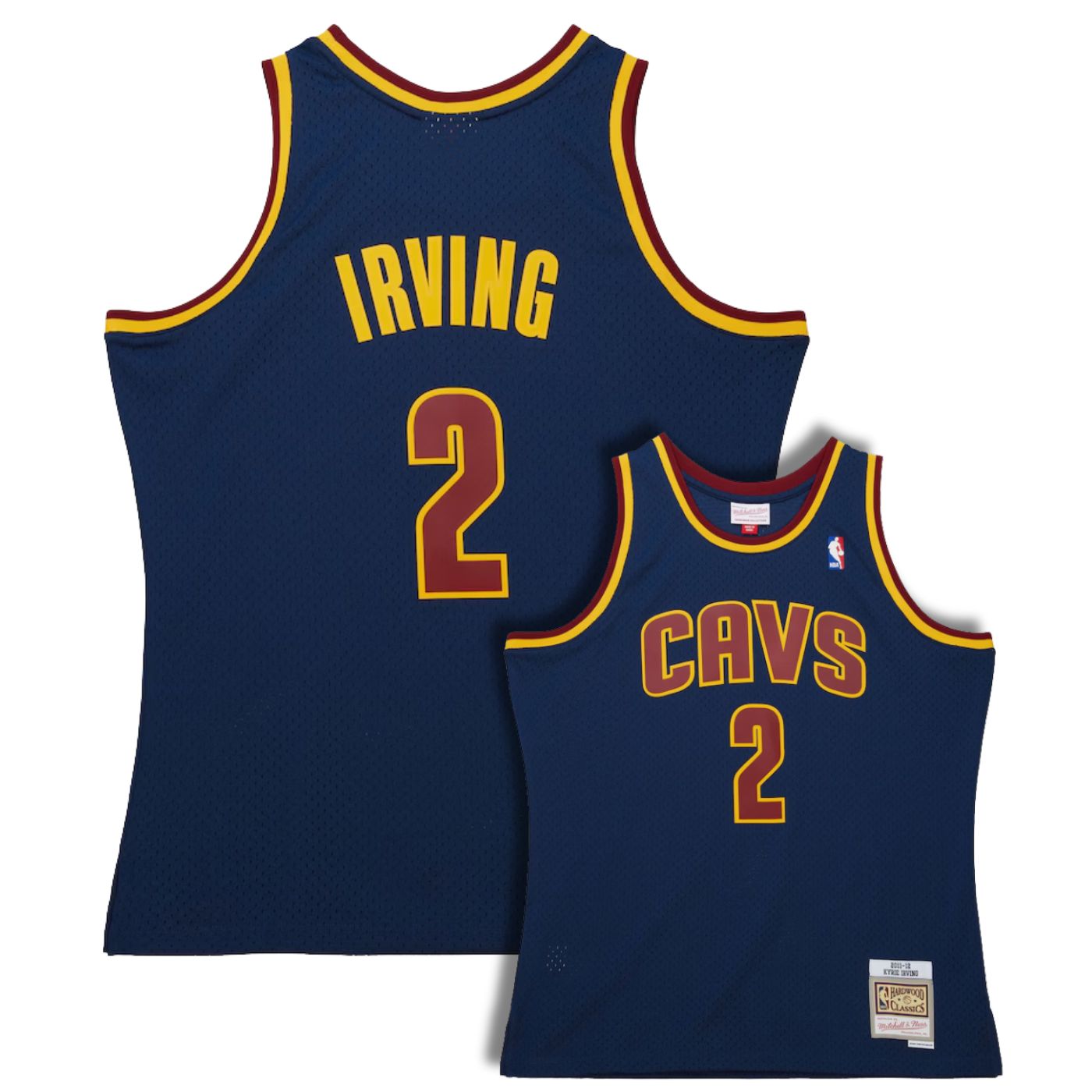 Cleveland Cavaliers Kyrie Irving Navy 2011-12 Hardwood Classics Swingman Jersey