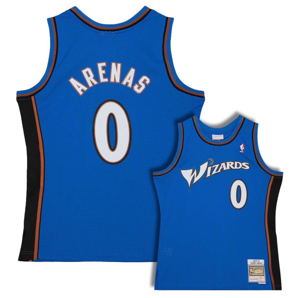 Washington Wizards Gilbert Arenas Blue 2004-05 Hardwood Classics Swingman Jersey