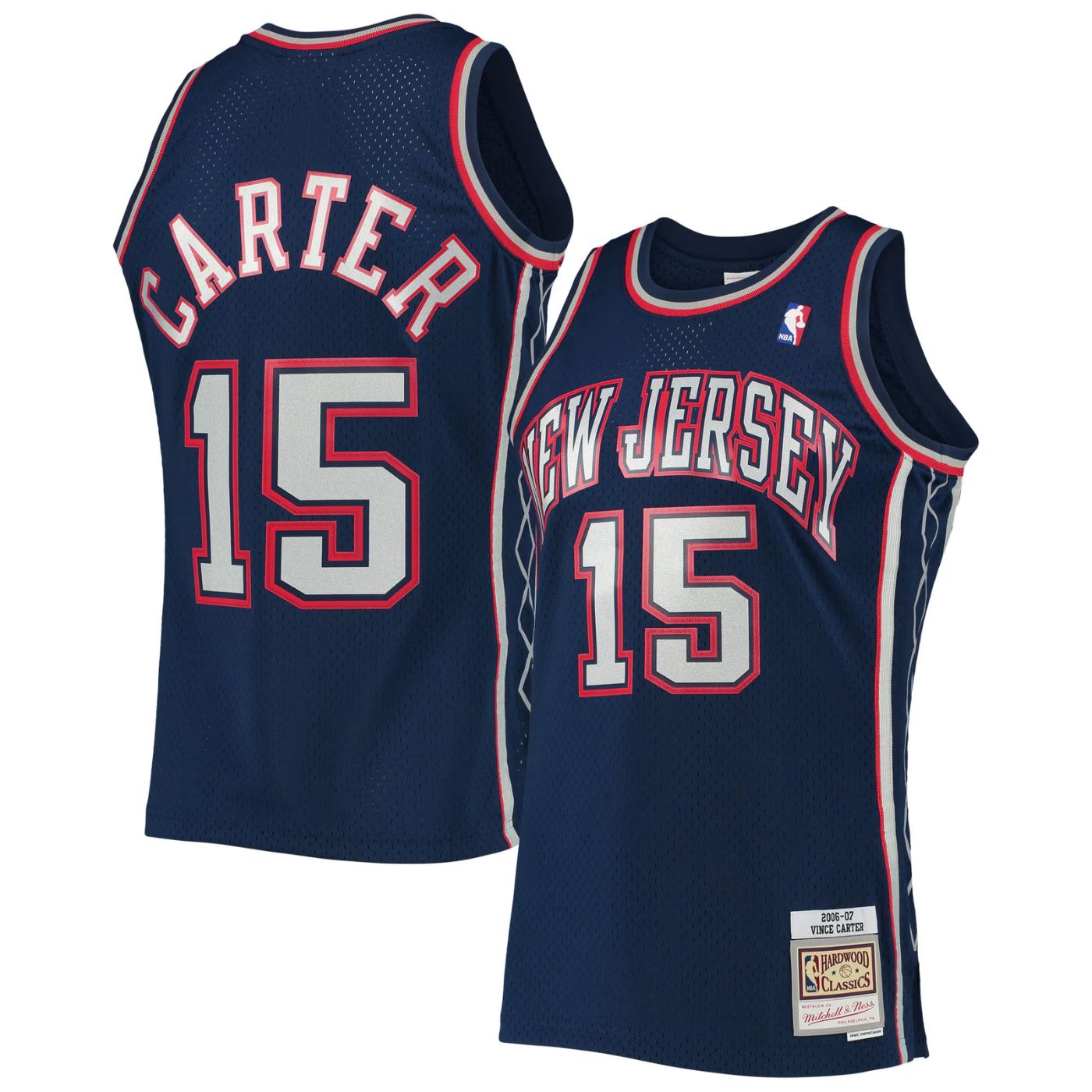 New Jersey Nets Vince Carter Navy 2006-07 Hardwood Classics Swingman Jersey