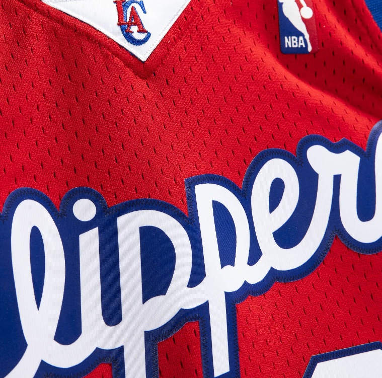 Men’s Darius Miles Los Angeles Clippers 2000-2001 Red Swingman Replica Jersey By Mitchell & Ness