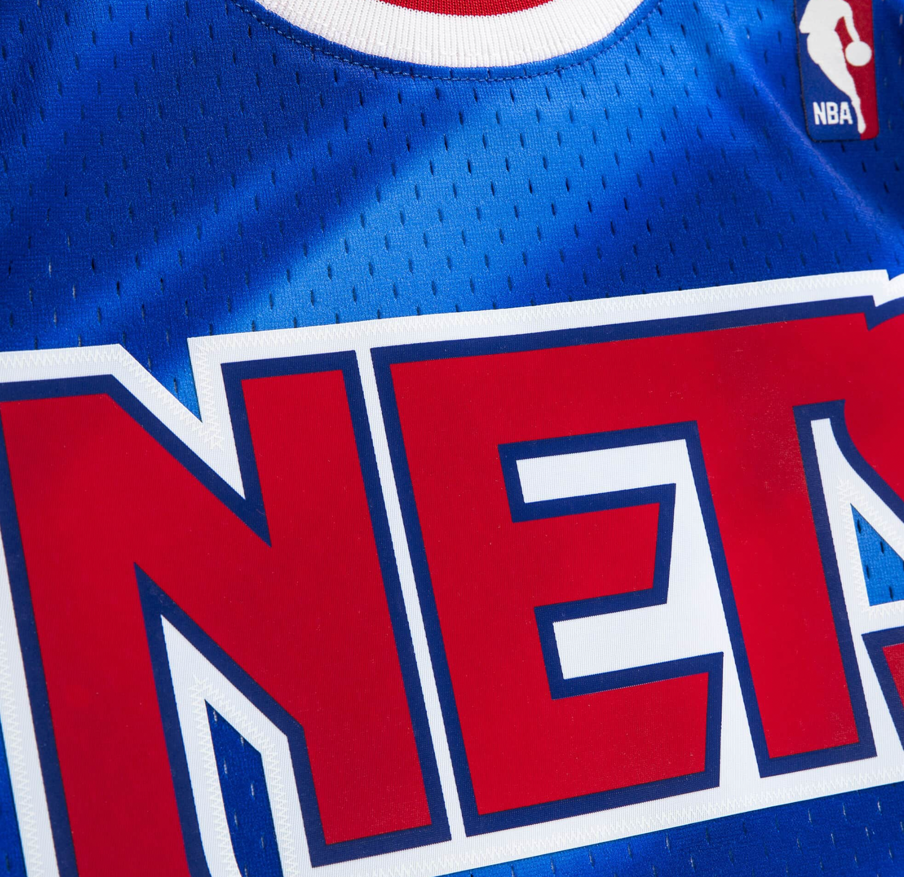 Men's Derrick Coleman New Jersey Nets Mitchell & Ness 1990-91 Hardwood Classics Swingman Jersey - Blue