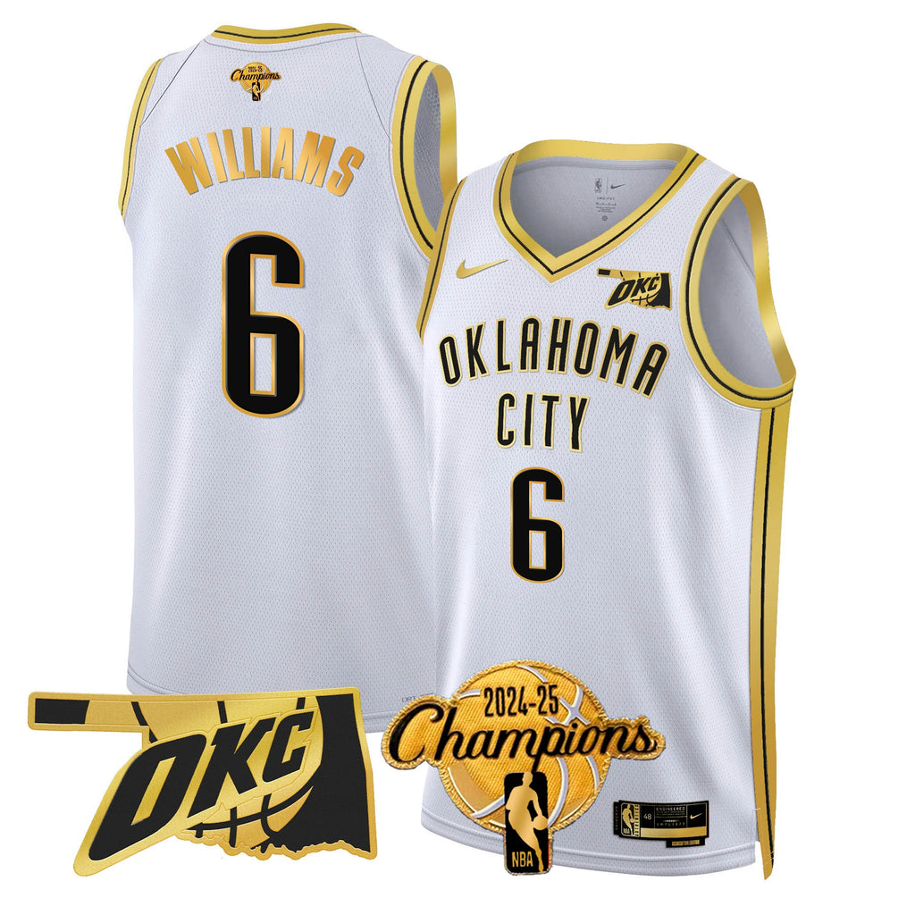OKC 2024-25 Champions Jersey - Stitched