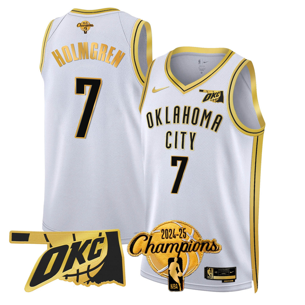 OKC 2024-25 Champions Jersey - Stitched