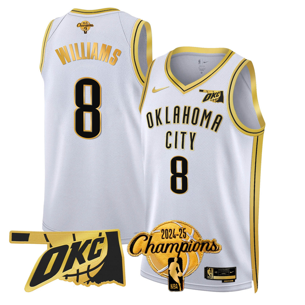 OKC 2024-25 Champions Jersey - Stitched