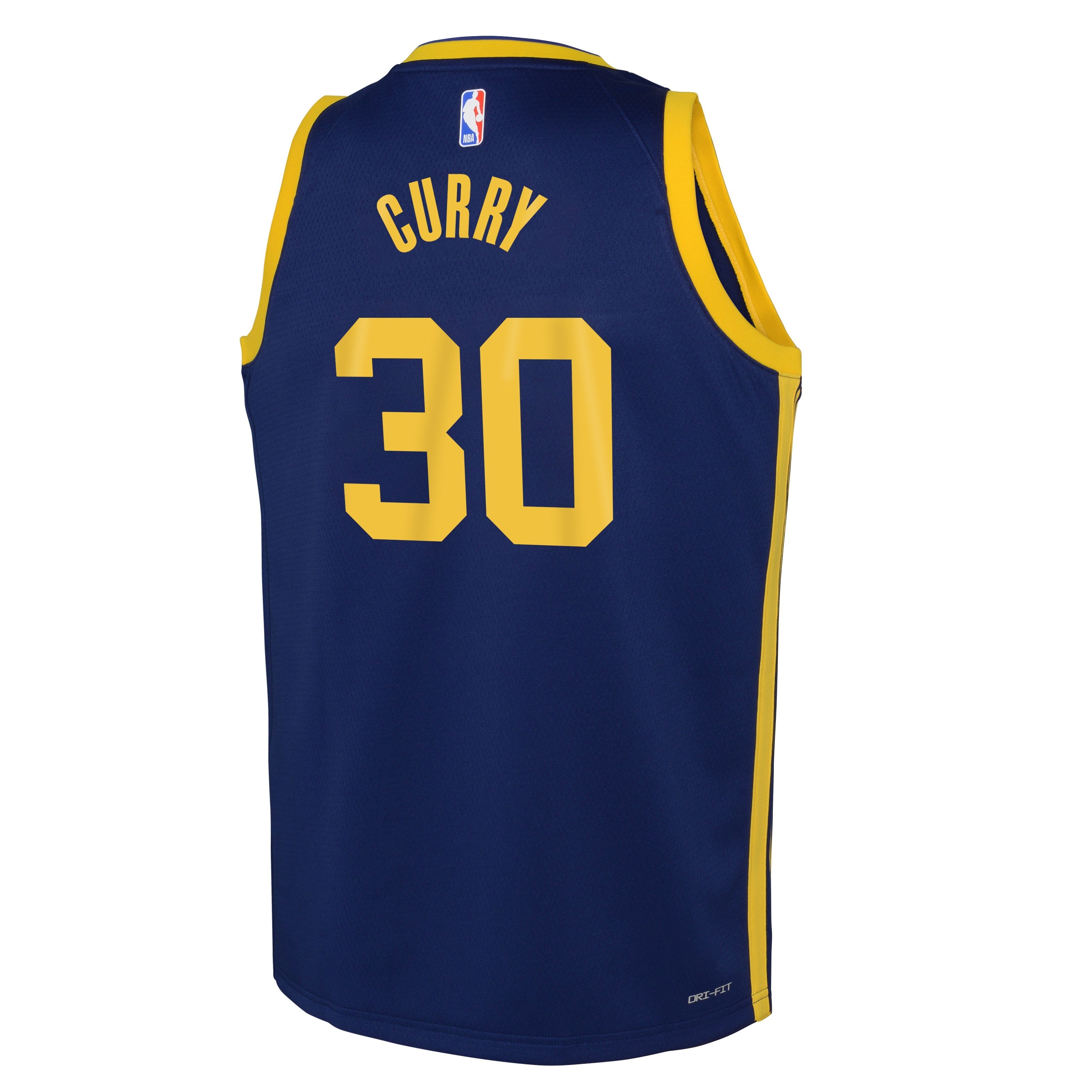 Youth Golden State Warriors Stephen Curry Nike Statement Edition Navy Swingman Icon Jersey