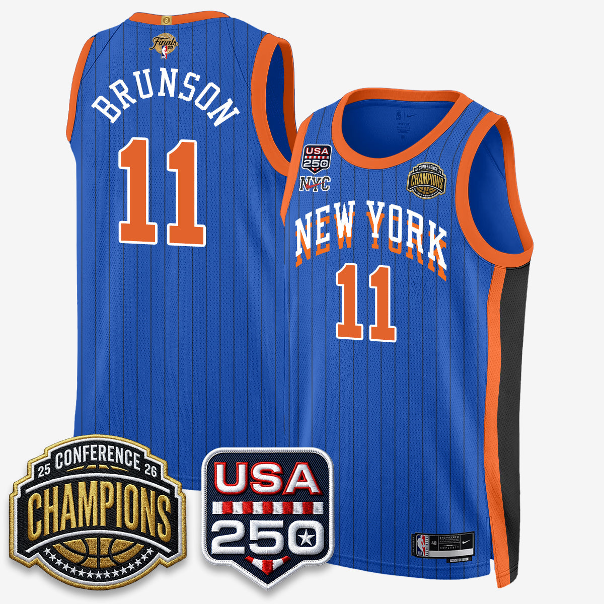 NYK 2026 NBA Eastern Conference Champions City Edition Jersey V2- Stitched
