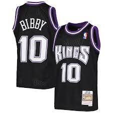 Sacramento Kings Mike Bibby 2001-02 Mitchell & Ness Black Basketball Jersey