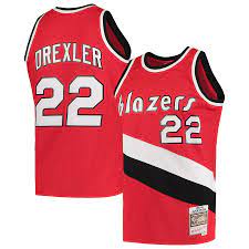 Clyde Drexler Portland Trail Blazers 1983-84 Mitchell & Ness Red Basketball Jersey