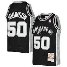 San Antonio Spurs David Robinson Black 1998-99 Hardwood Classics Swingman Jersey