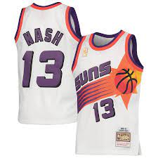 Phoenix Suns Steve Nash White 1996-97 Hardwood Classics Swingman Jersey