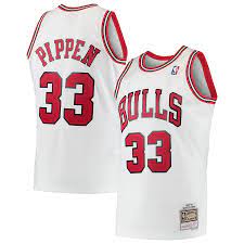 Chicago Bulls Scottie Pippen White 1997-98 Hardwood Classics Swingman Jersey
