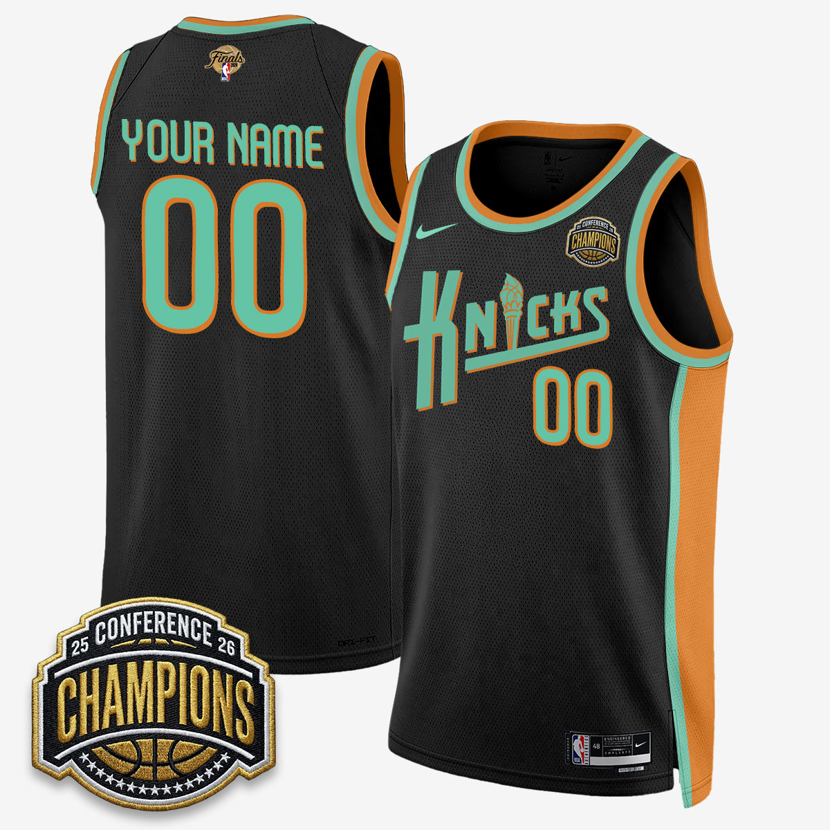 NYK 2026 Eastern Conference Champions Special Edition Custom Jersey V2- Stitched