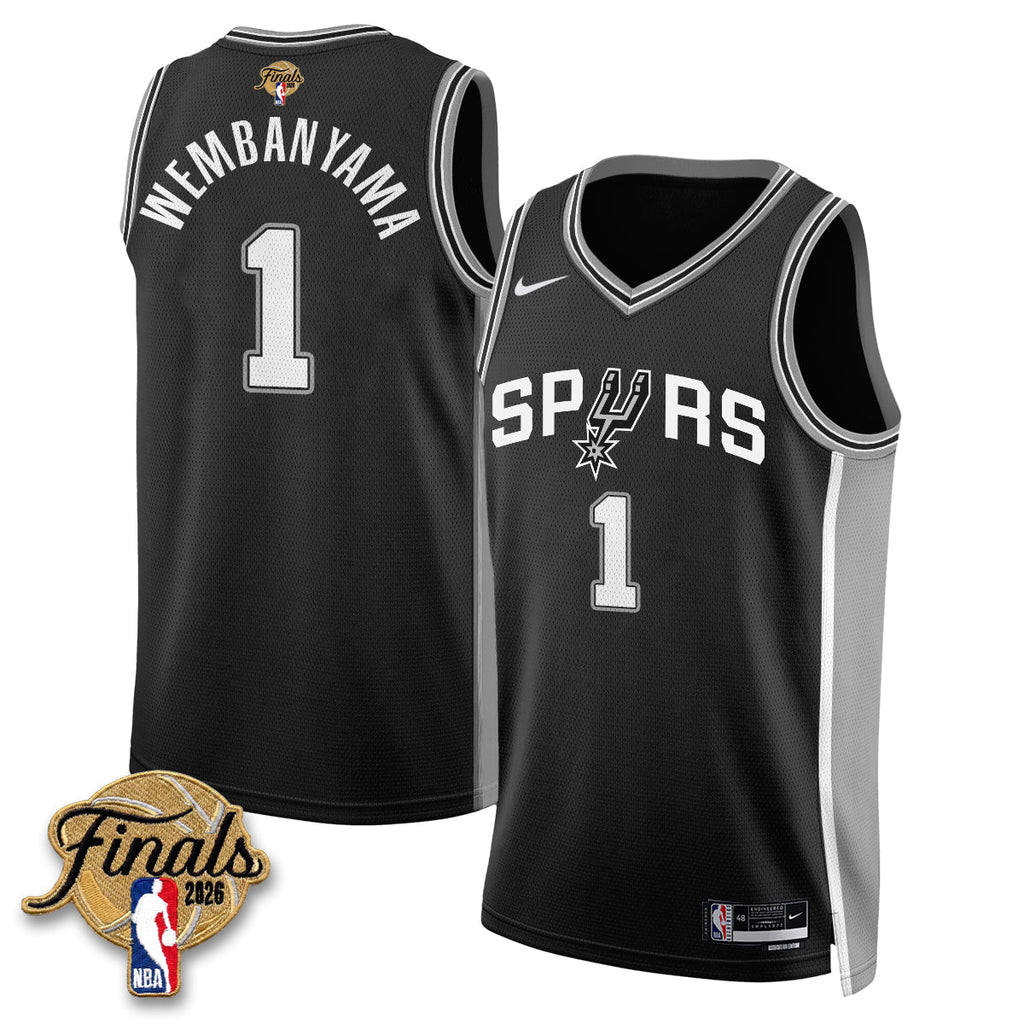SAS 2026 NBA Western Conference Champions Vapor Jersey V2- Stitched