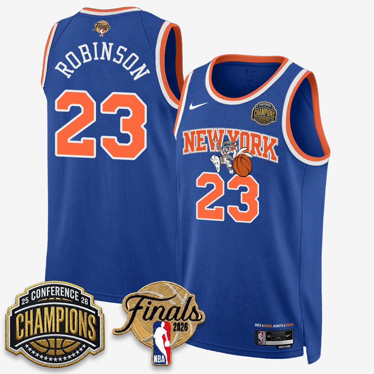 NYK 2026 NBA Eastern Conference Champions x Looney Tunes Vapor Jersey V2- Stitched