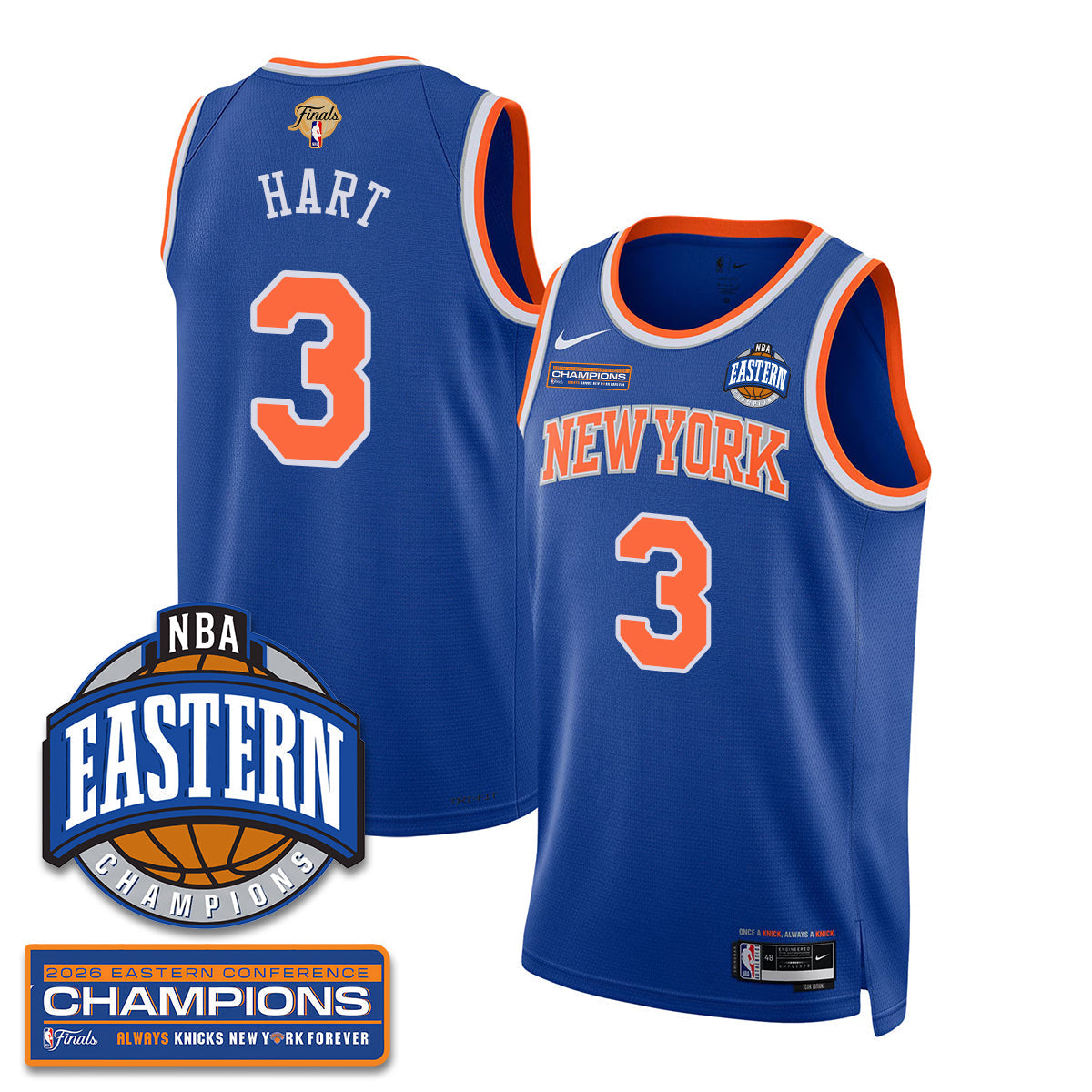 NYK 2026 NBA Eastern Conference Champions City Jersey - Stitched