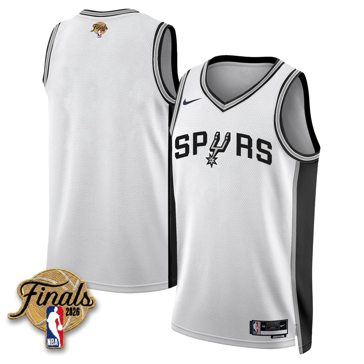 SAS 2026 NBA Western Conference Champions Vapor Jersey V2- Stitched