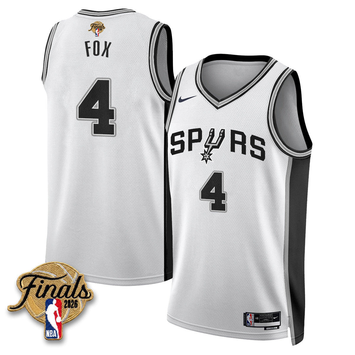 SAS 2026 NBA Western Conference Champions Vapor Jersey V2- Stitched