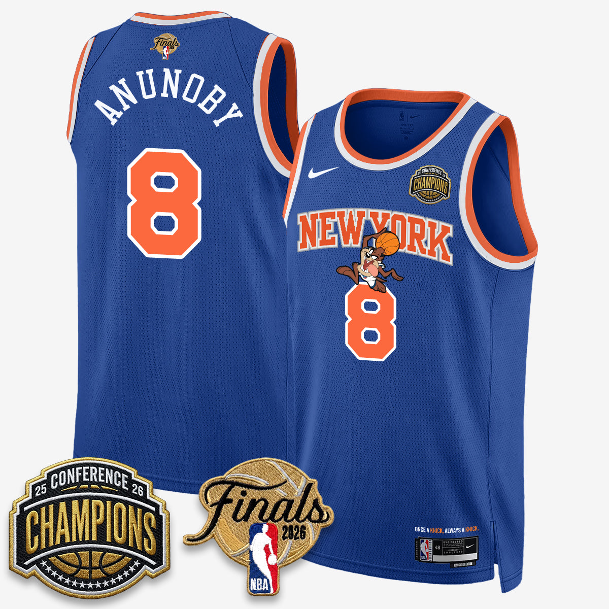 NYK 2026 NBA Eastern Conference Champions x Taz Vapor Jersey - Stitched