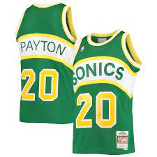 Seattle Supersonics Gary Payton 1994-95 Mitchell & Ness Green Basketball Jersey