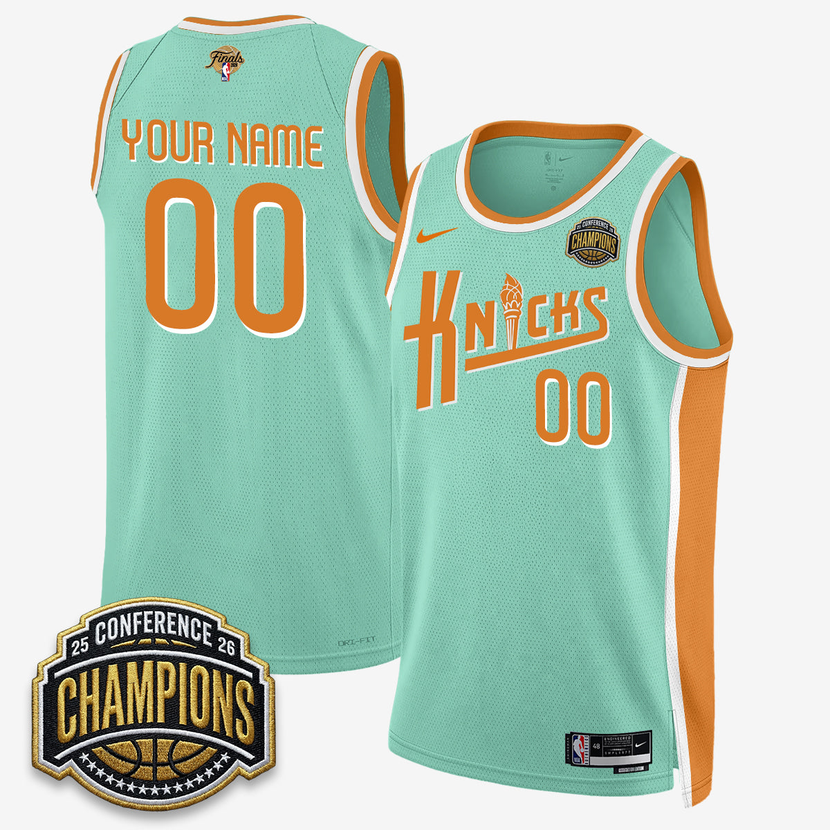 NYK 2026 Eastern Conference Champions Special Edition Custom Jersey V2- Stitched